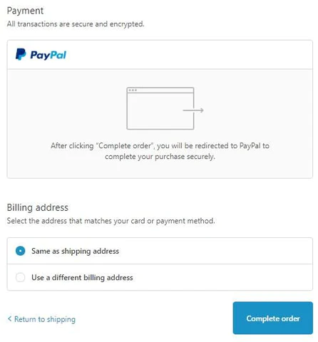 How to pay without a Paypal account Step 1